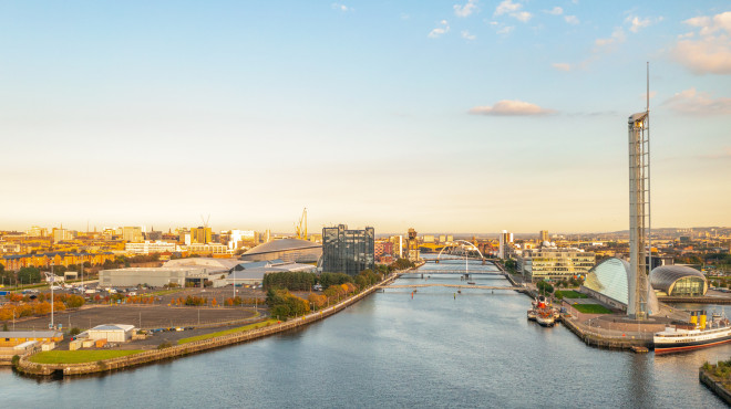 Glasgow Flussbeet