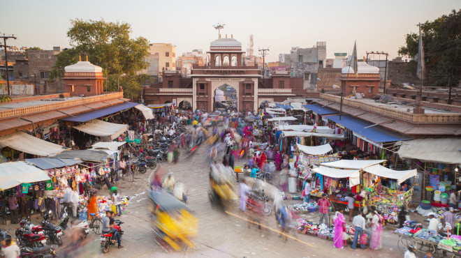 Markt in Indien