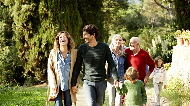Familie über mehrere Generationen