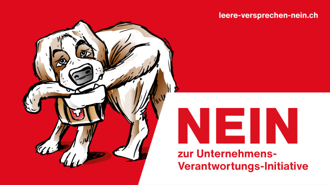 Keyvisual UVI NEIN-Kampagne