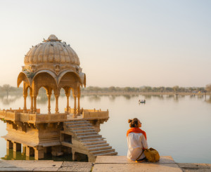 Frau in Indien