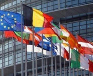 Allee europäisches Parlament